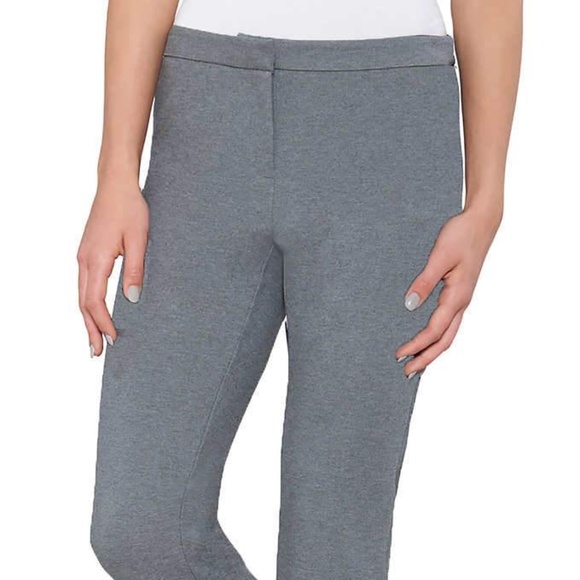 NWT Grey ankle cropped work pants-M - Picture 2 of 4